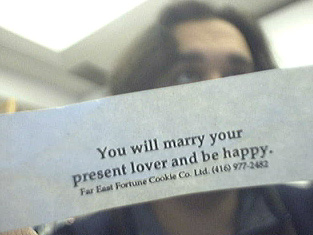 You will marry your present lover and be happy.